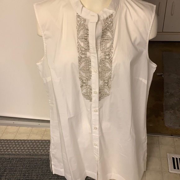 Dana Buchman beautiful sleeveless brand new new worn top - Picture 1 of 7